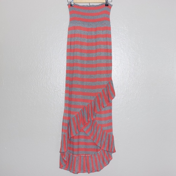 pink tube top dress